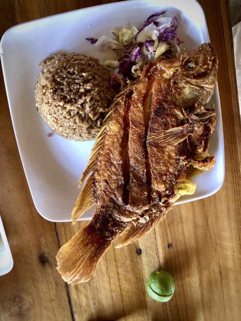 poisson frit des caraïbes