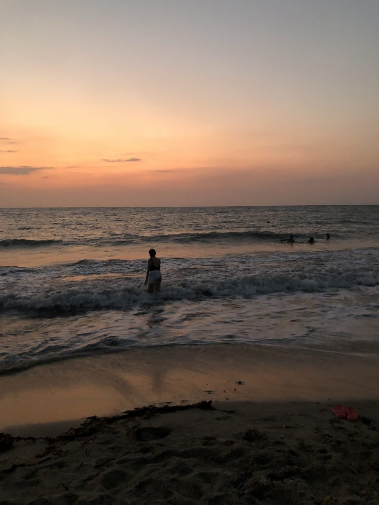 coucher de soleil colombie